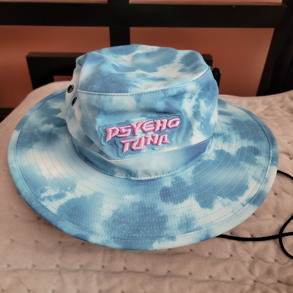 NWT UNISEX PSYCHO TUNA TIE DYE BRIMMED HAT